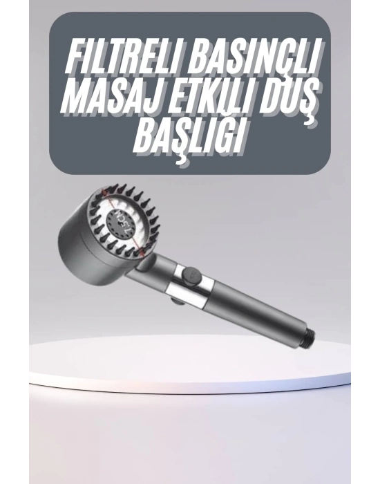 ® Yüksek Performanslı Masaj Etkili Su Tasarruflu Duş Başlığı Krom Kaplama Uzun Ömürlü