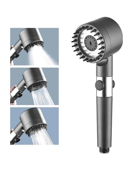 ® Yüksek Performanslı Masaj Etkili Su Tasarruflu Duş Başlığı Krom Kaplama Uzun Ömürlü