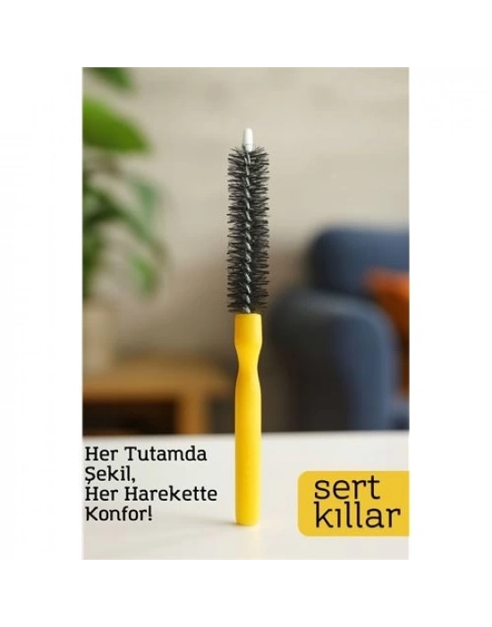 ® Yuvarlak Saç Şekillendirme Fırçası – 22 cm x 2.8 cm | 2.5 mm Derinlik | Hacim ve Kontrol İçin