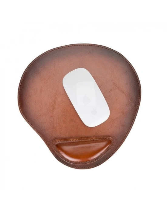 ÇOK SATAN Bileklikli Deri Mouse Pad RST2EF Taba