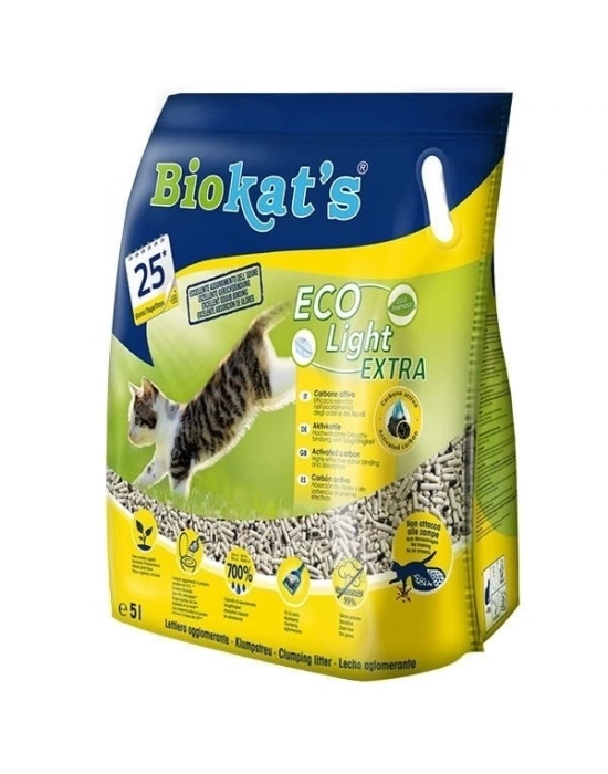ÇOK SATAN Biokats Eco Light Extra Pelet Aktif Karbonlu Kedi Kumu 5 Lt