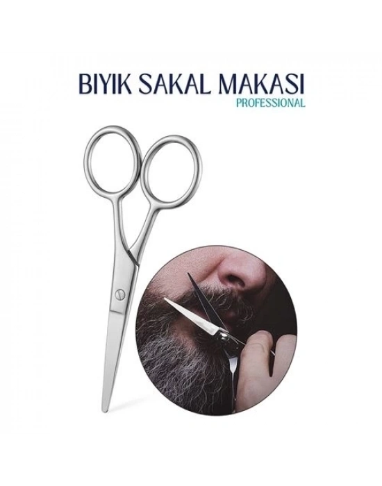ÇOK SATAN Bıyık Sakal Düzeltme Makası 12 cm Biagio Bianchi Design
