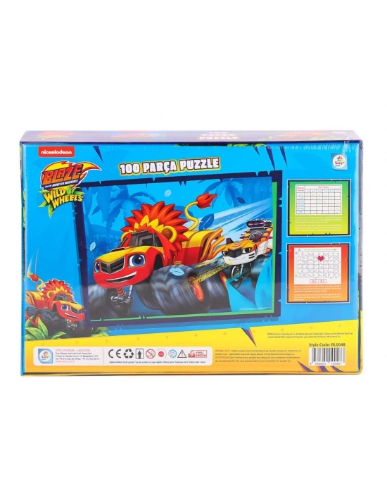 ÇOK SATAN BL0048 Blaze Monster Machines 100 Parça Puzzle