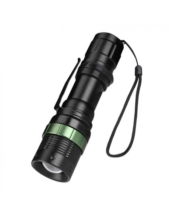 ÇOK SATAN Black Wt-037-şarjlı Zoomlu Acil Durum Feneri