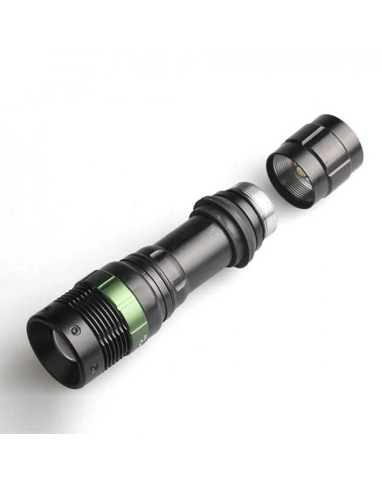 ÇOK SATAN Black Wt-037-şarjlı Zoomlu Acil Durum Feneri