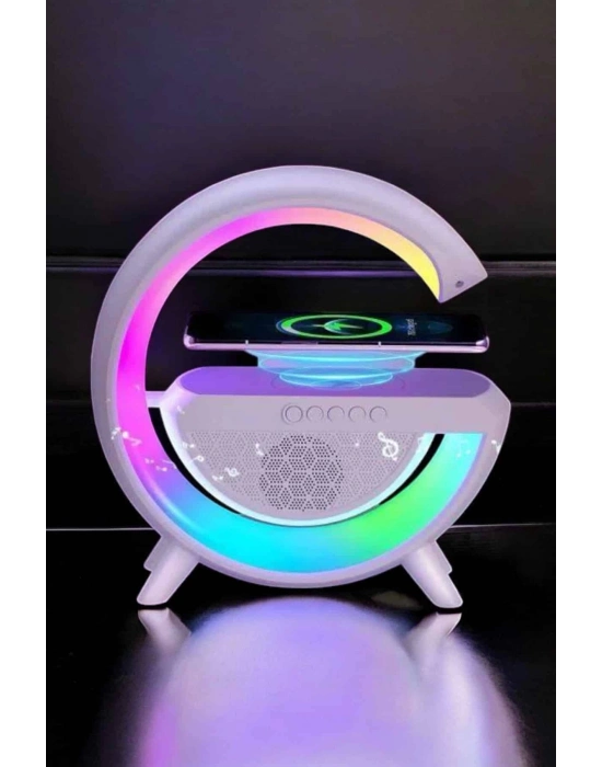 ÇOK SATAN Bluetooth Hoparlör Dijital Göstergeli Wireless Şarj RGB Işıklı
