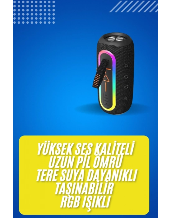 ÇOK SATAN Bluetooth Hoparlör USB Şarjlı Uzun Pil Ömrü Android ve İOS Uyumlu Renkli