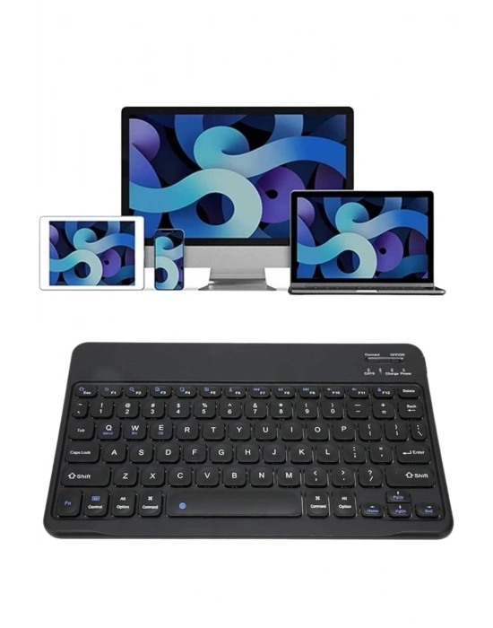 ÇOK SATAN Bluetooth Şarj Edilebilir Mini Q Klavye Kablosuz Taşınabilir
