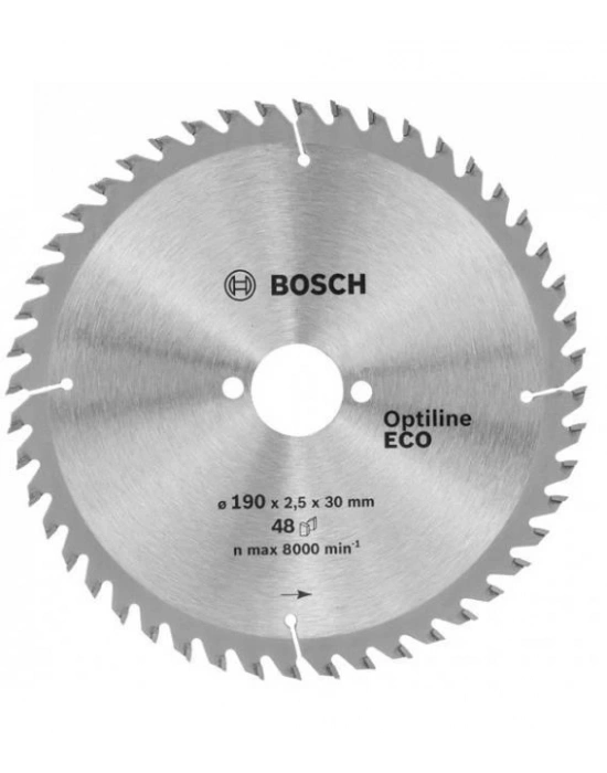 ® Bosch Optine Eco Daire Testere Bıçağı 190x30 mm 48 Diş 2 608 641 790