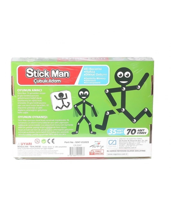 ÇOK SATAN CAPLS-5247 Stick Man Çubuk Adam -Ca Games