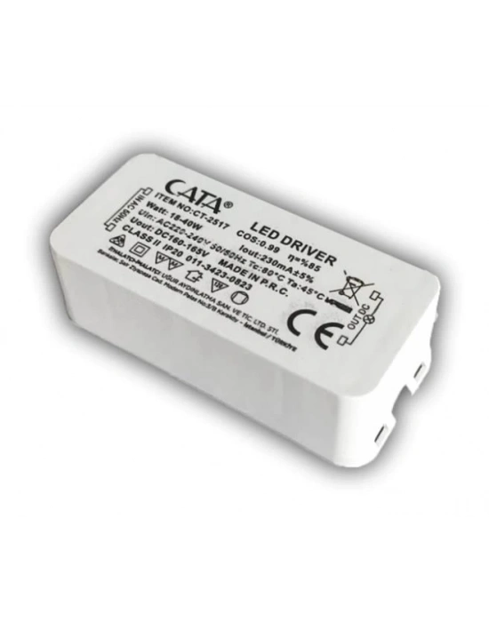 ÇOK SATAN CATA CT 2517 18W-40W Slim Spot Driver Adaptörü