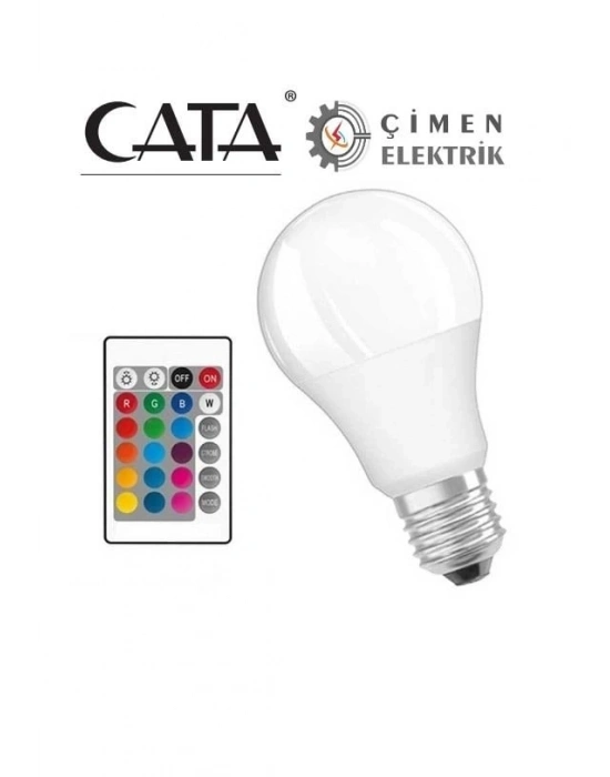 ÇOK SATAN CATA CT 4058 9W Led Ampul RGB Kumandalı