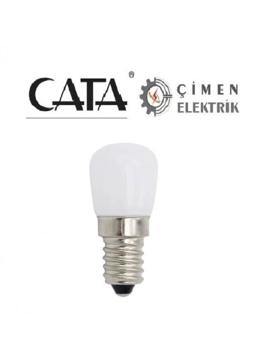 ÇOK SATAN CATA CT 4261 2W Buz Dolabı Led Ampul 6400K Beyaz Işık E14 Duy