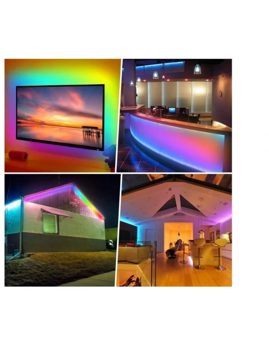 ÇOK SATAN CATA CT 4557 Rgb Şerit Led Set 5 Mt Rgb Led 3 Renk+Trafo+ Kumanda