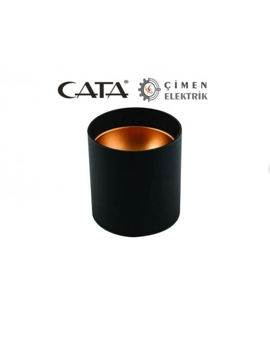 ÇOK SATAN CATA CT 5421 Siyah Bakır Dekoratif Spot Kasa GU-10 Duy