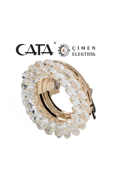 ÇOK SATAN CATA CT 6596 Papatya Kristal Cam Spot Kasası