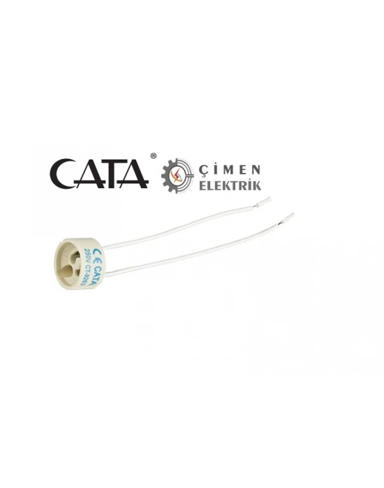 ÇOK SATAN CATA CT 9263 Gu-10 Ampül Duyu 12Cm Kablolu - Elektrik Tesisatı İçin Kaliteli Kablo
