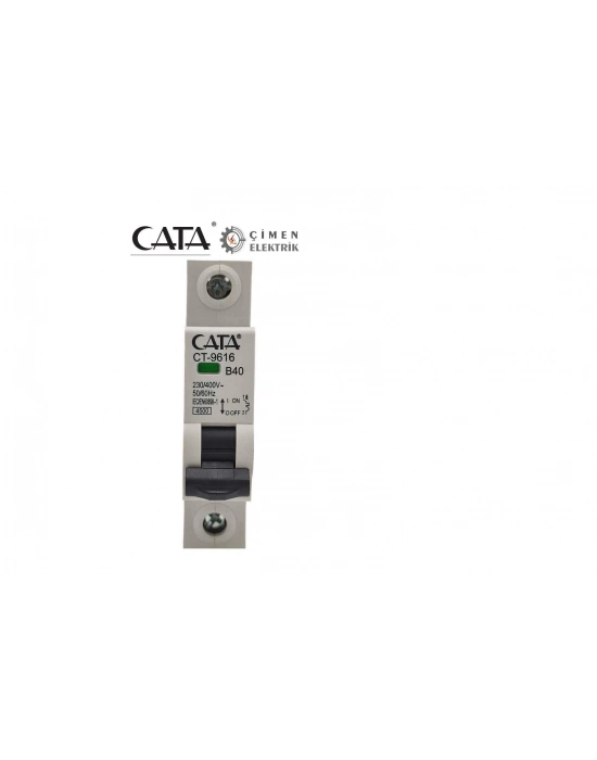 ÇOK SATAN CATA CT 9616 1X40A 4.5Ka B Tipi Otomatik Sigorta