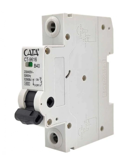 ÇOK SATAN CATA CT 9616 1X40A 4.5Ka B Tipi Otomatik Sigorta