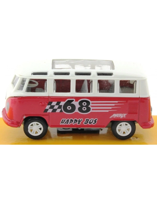 ÇOK SATAN Çek Bırak Kırmızı Minibüs  M8668-24