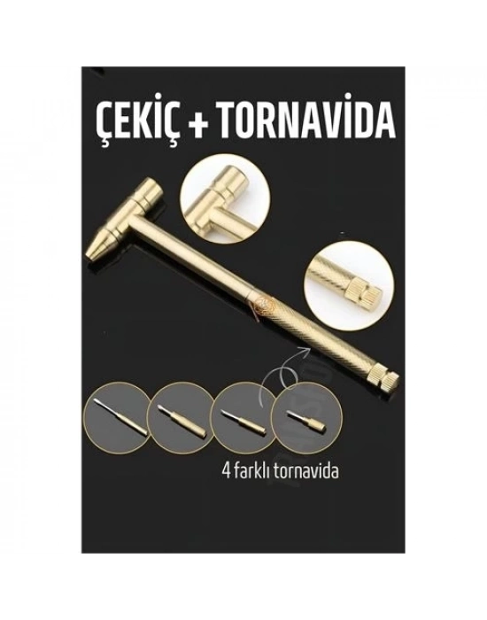 ÇOK SATAN Çekiç ve 4 Farklı Tornavida Multi Set