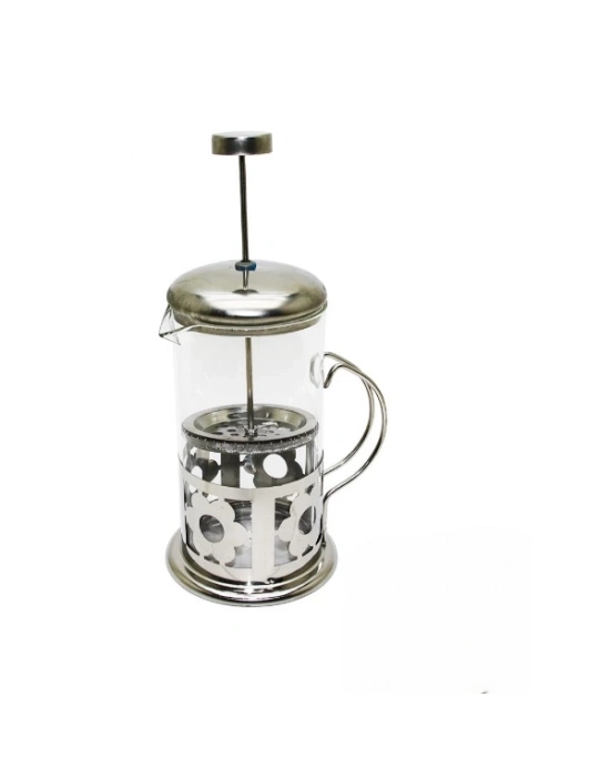 ÇOK SATAN Çelik Kulplu Cam French Press - 350 ml