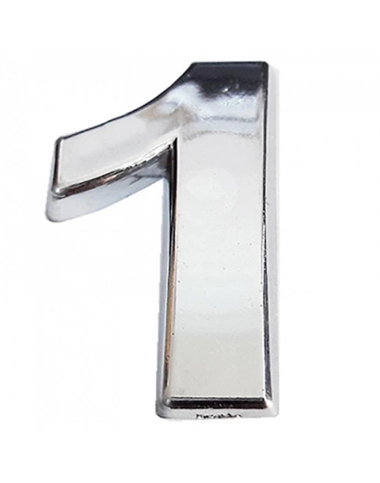 Cemax Krom Yapışkanlı 1 Rakamı 5 cm