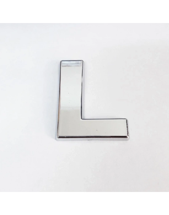 ® Cemax L Harfi  3,75 cm Krom Yapışkanlı