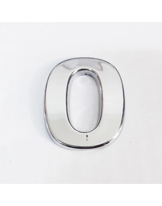 ® Cemax O Harfi  3,75 cm Krom Yapışkanlı