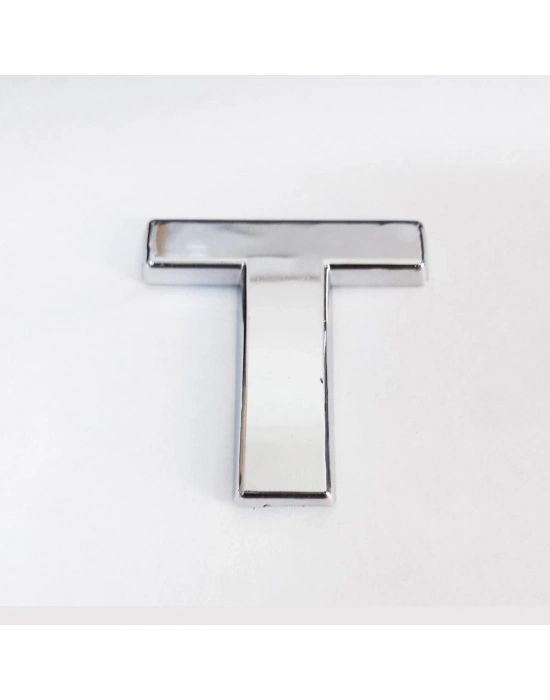 ® Cemax T Harfi  3,75 cm Krom Yapışkanlı