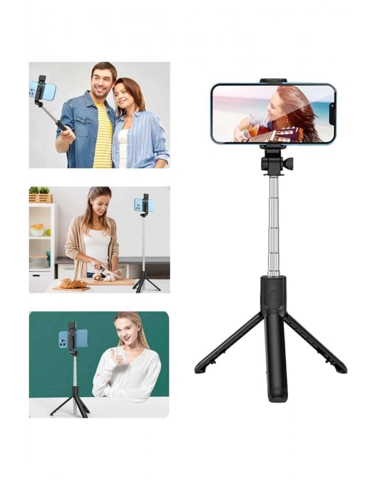 ÇOK SATAN Cep Telefonu Tripod Standı Manyetik Selfie Sopa Bluetooth Uzaktan Kumandalı