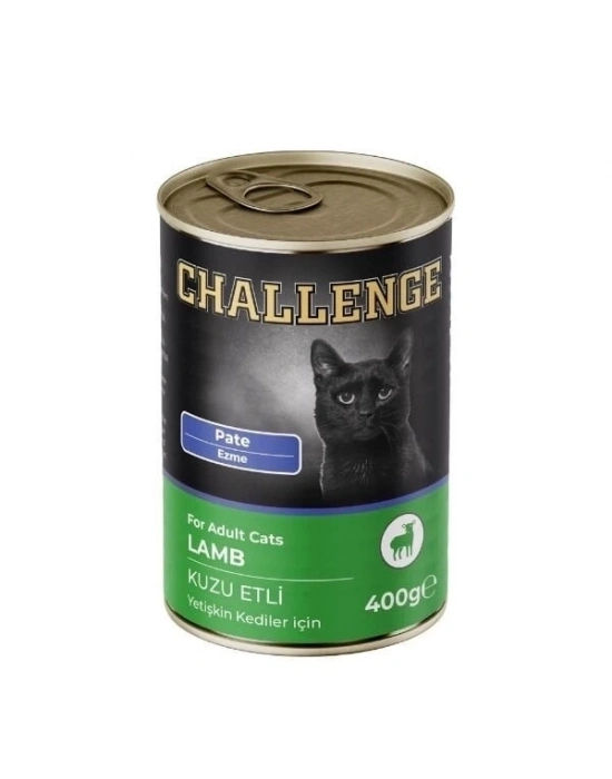 ÇOK SATAN Challenge Pate Kuzu Etli Yetişkin Konserve Kedi Maması 400 Gr
