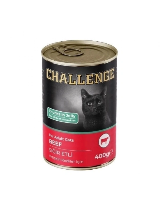 ÇOK SATAN Challenge Sığır Etli Yetişkin Konserve Kedi Maması 400 Gr