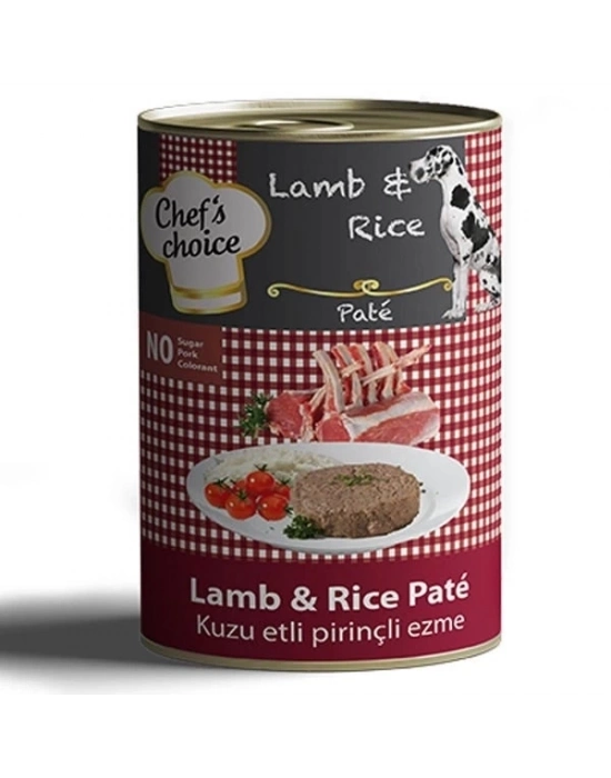 ÇOK SATAN Chefs Choice Kıyılmış Kuzulu Yetişkin Köpek Konservesi 400 Gr
