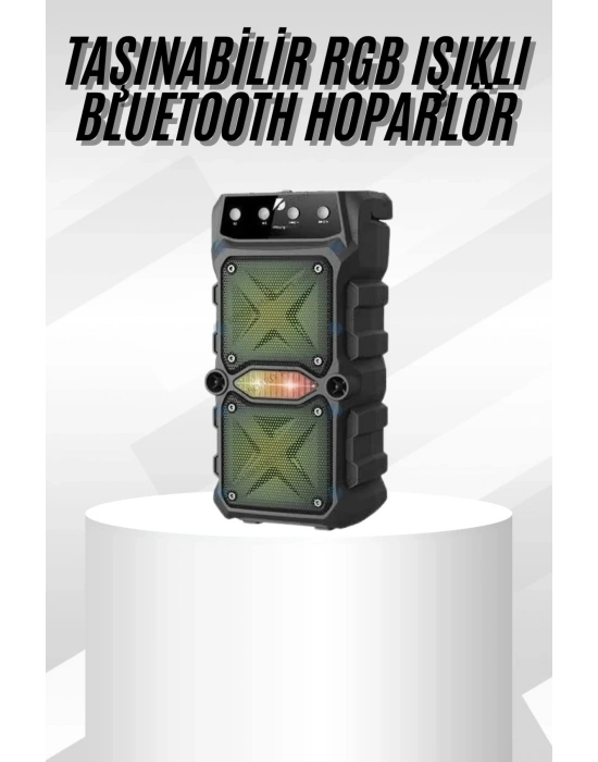 ÇOK SATAN Çift Çıkışlı Güçlü Bataryalı Kablosuz Yüksek Ses Kaliteli Bluetooth Hoparlör