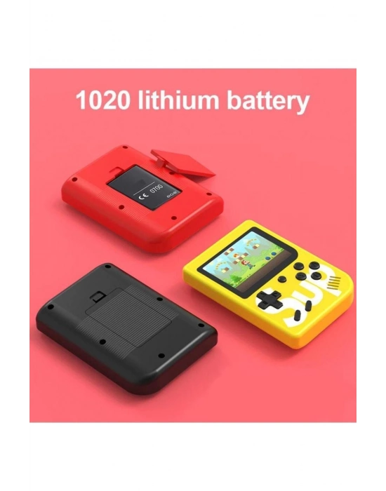 ÇOK SATAN Çift Kol 400 Nostalji Oyunlu Mini Atari Kırmızı Oyun Konsolu