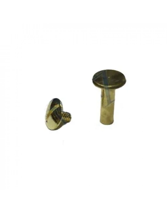 ÇOK SATAN Cilt Menü, Katalog, Kartela Vidası, 13mm - Sarı, 1 Adet