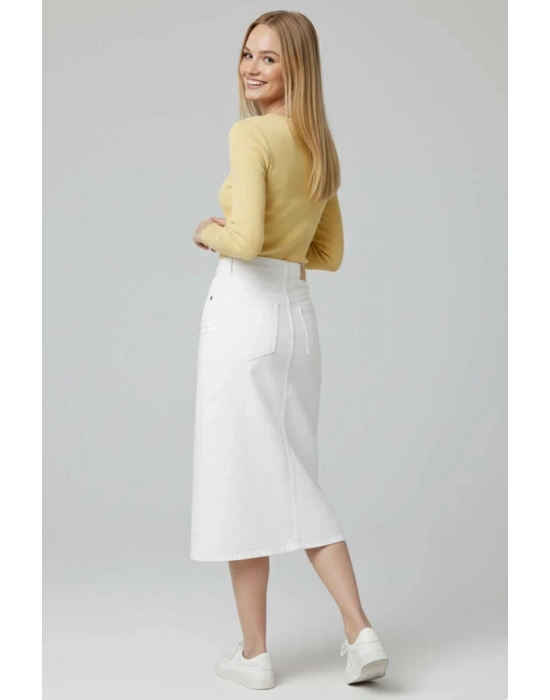 Çıtçıt Detaylı Bluz Sarı T4343