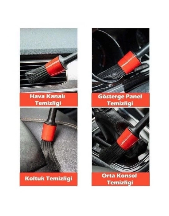 ÇOK SATAN CM-235 Araba Temizlik Detay Fırçası 5li Set