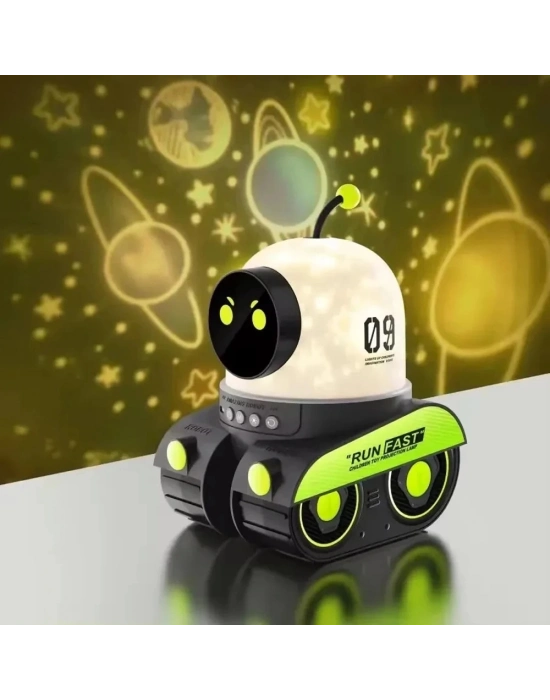 ÇOK SATAN Çocuklar Için Eğitici Ve Eğlenceli Robot Temali Projektör Gece Lambasi