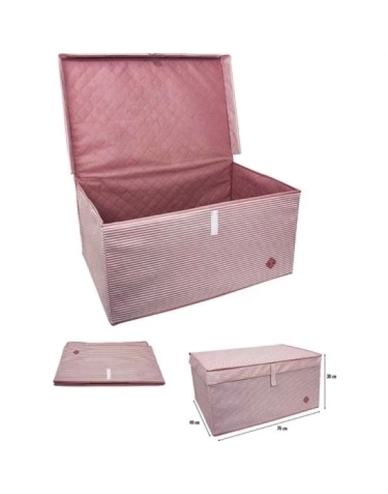 ÇOK SATAN Çok Amaçlı Düzenleyici Kutu Organizer Cırt Cırtlı Hurç Mega Plus Boy 40cm X 30cm X 70cm (5 Adet)