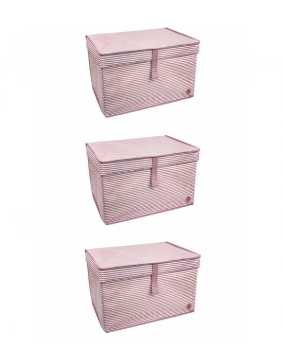 ÇOK SATAN Çok Amaçlı Düzenleyici Kutu Organizer Cırt Cırtlı Hurç Mega Plus Boy 40cm X 30cm X 70cm (5 Adet)