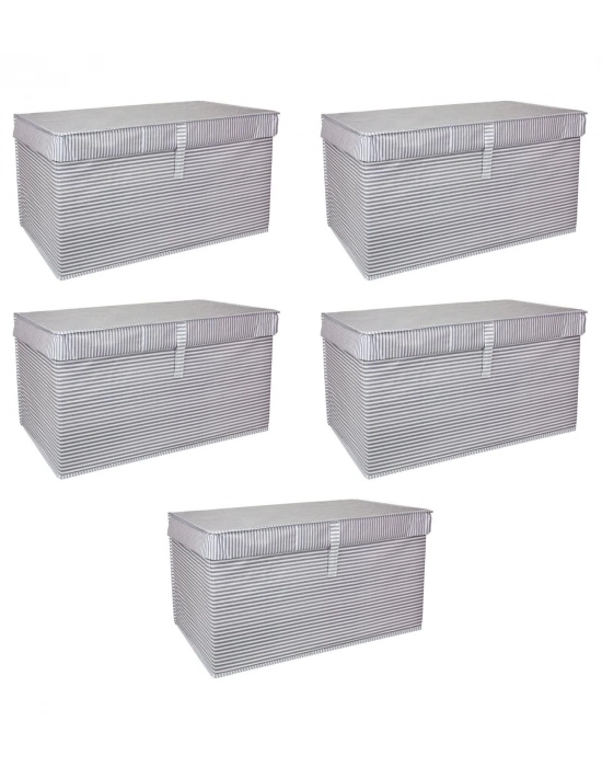 ÇOK SATAN Çok Amaçlı Düzenleyici Kutu Organizer Cırt Cırtlı Hurç Mega Plus Boy 40cm X 30cm X 70cm (5 Adet)
