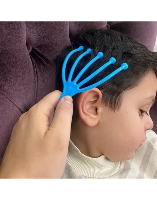 ÇOK SATAN Çok Fonksiyonlu 5 Uçlu Bilyeli Baş Boyun Bacak Kol Masaj Alet Rahatlatıcı Kafa Masaj Aparatı