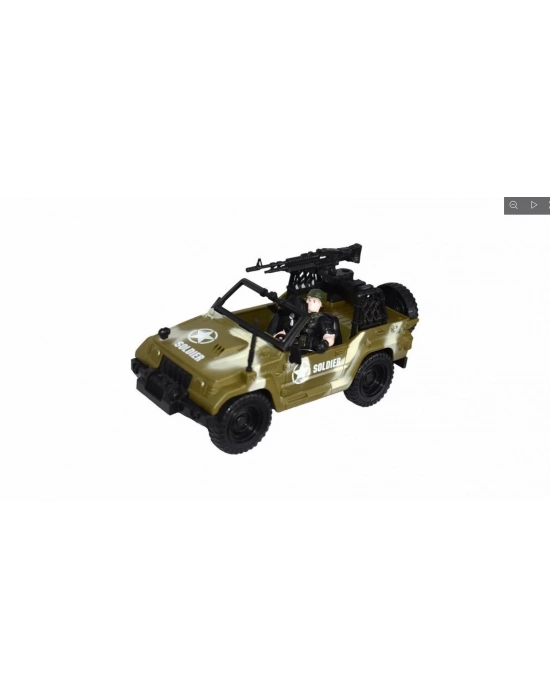 ÇOK SATAN Combat Force Figür ve Askeri Jeep
