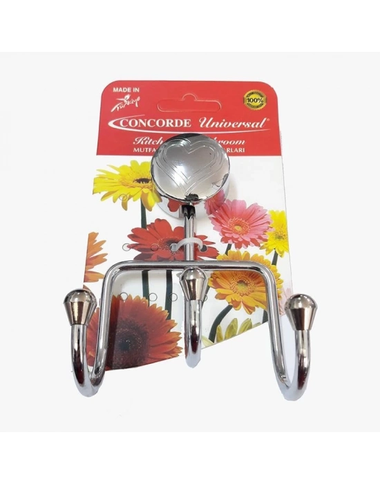 ® Concorde 3 Lü Krom Askılık