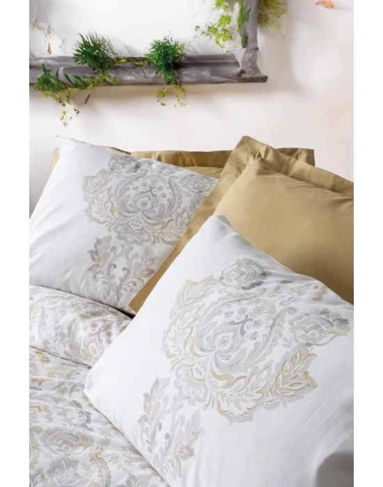 ÇOK SATAN Cotton Box Bohem Nevresim Takımı Çift Kişilik Najva Hardal