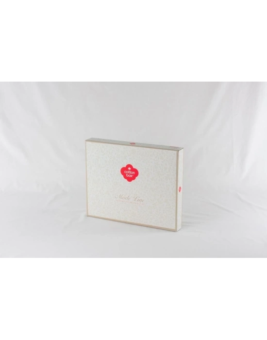 ÇOK SATAN Cotton Box Çift Kişilik Nevresim Takımı Leron Gri