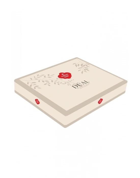 ÇOK SATAN Cotton Box Dual Çift Kişilik Nevresim Takımı Lunt Antrasit