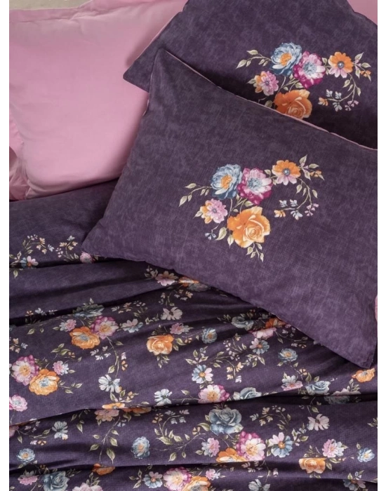 ÇOK SATAN Cotton Box Feminen Çift Kişilik Nevresim Takımı Alessa Pembe